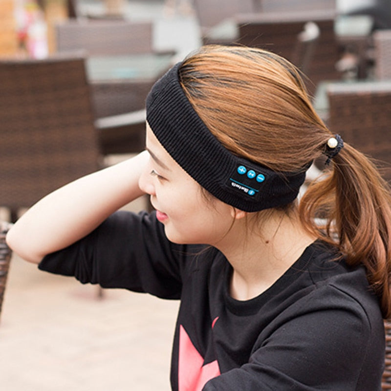 Bluetooth Music Headband with Built-In Speakers