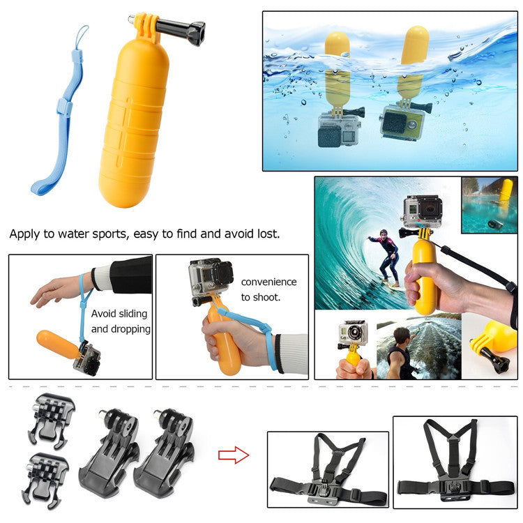 GoPro 4 Camera Accessories Kit – 30+ Piece Sports Camera Bundle