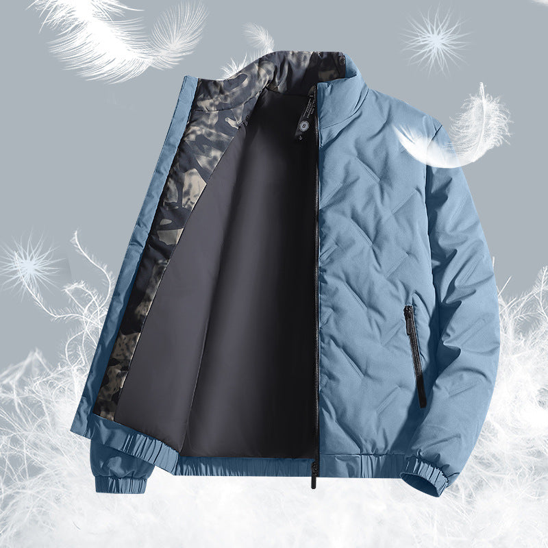 Men's Windproof Duck Down Winter Jacket | Sizes M–5XL
