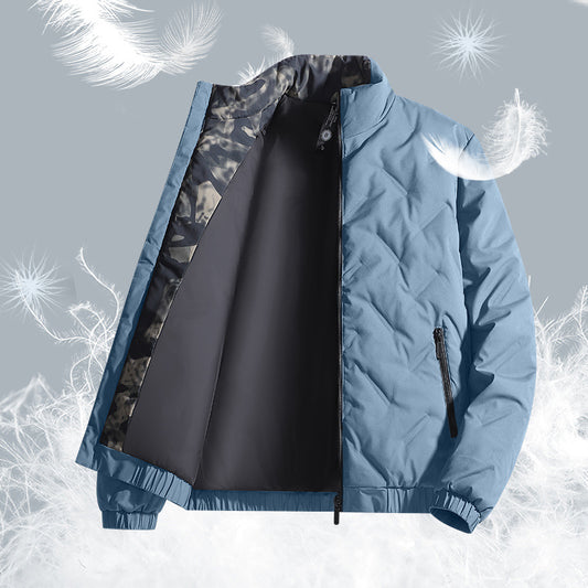 Men's Windproof Duck Down Winter Jacket | Sizes M–5XL