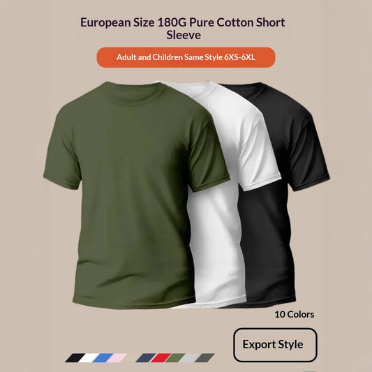 Unisex Drop Shoulder Cotton T-Shirt | XS–6XL