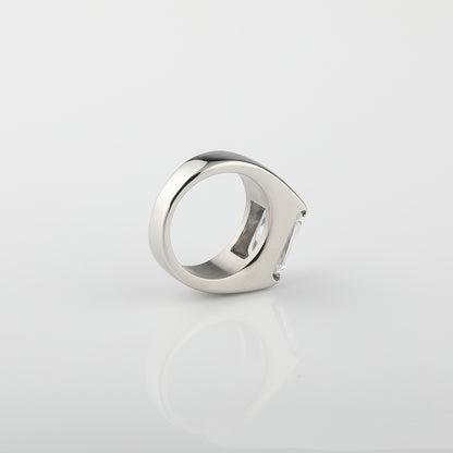 Stylish Womens Stainless Steel Ring