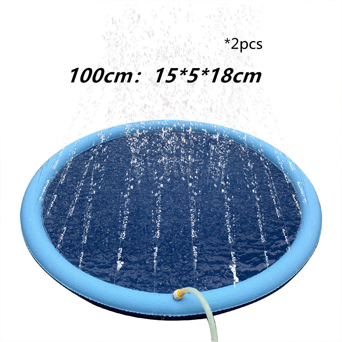 Non-Slip Splash Pad for Kids & Pets | Backyard Sprinkler Play Mat 96cm–2m