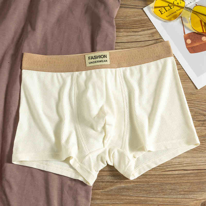 Men's Modal Boxer Briefs – Soft Mid-Waist Underwear Single 3-Pack 6-Pack