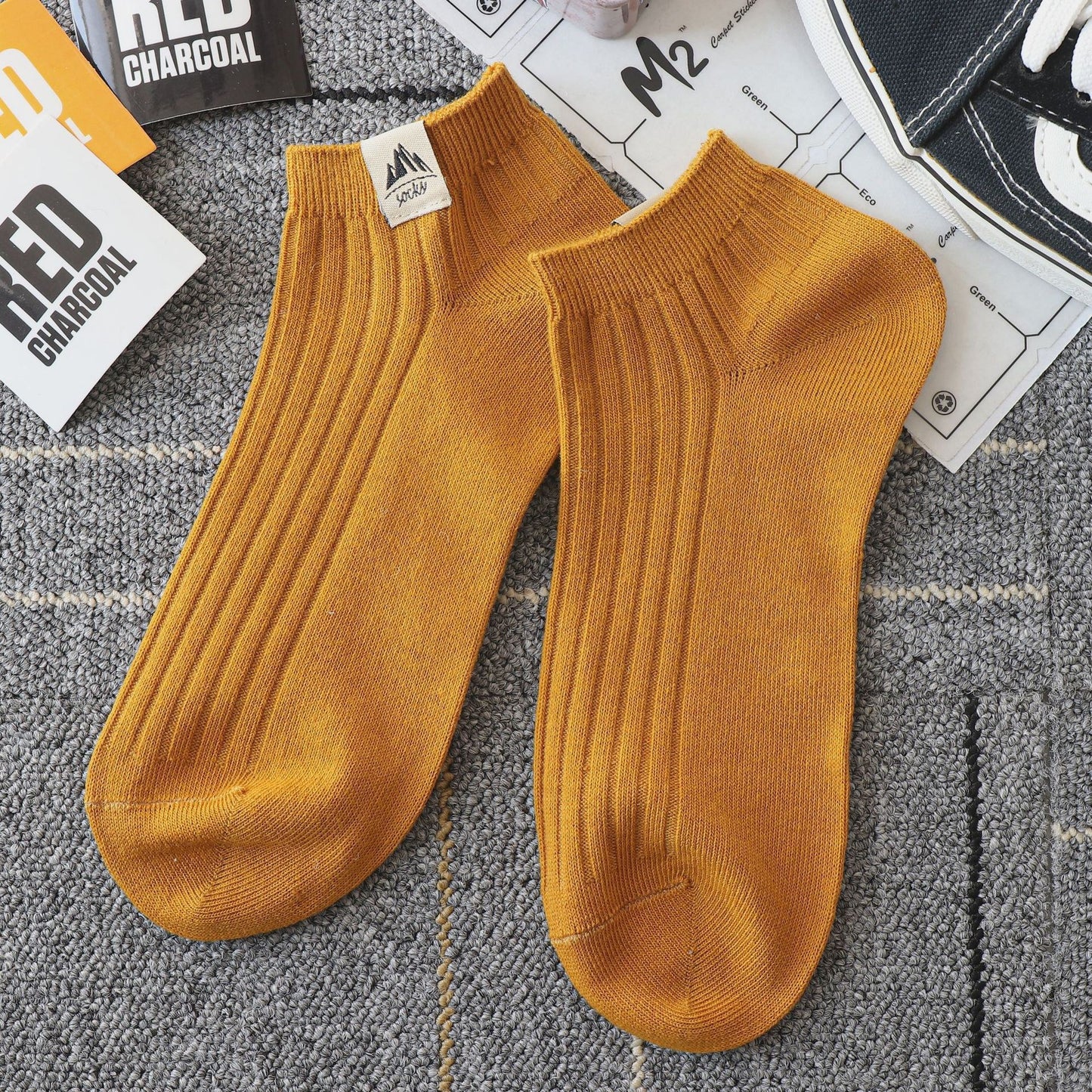 Unisex Cotton Sports Socks – Antibacterial Anti-Fungal Odour-Resistant 9 Colours