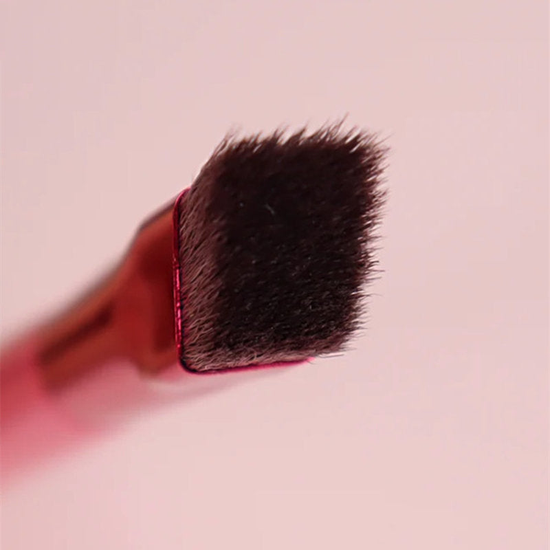 Precision Eyebrow Brush – Nylon Hair, Aluminium Handle, 3 Colours