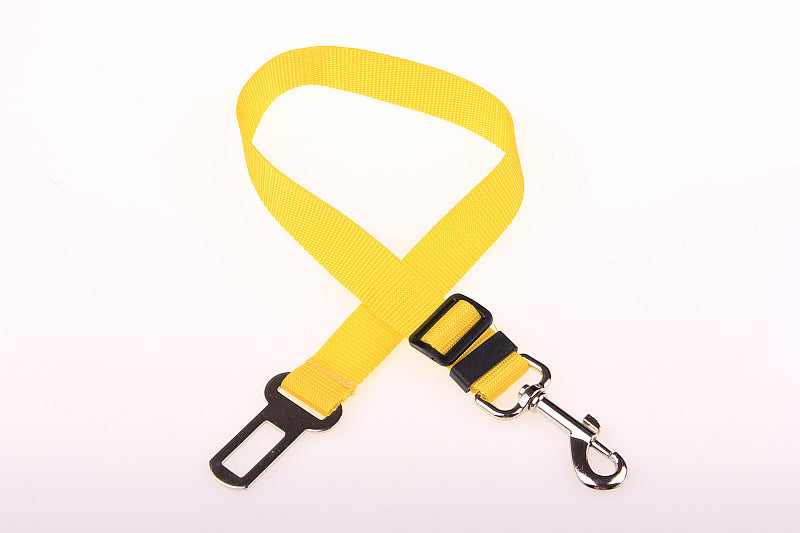Pet Car Seat Belt Safety Lead | Adjustable Nylon Dog Travel Tether