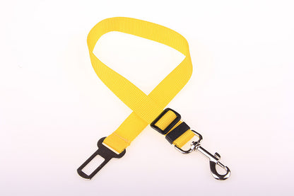 Pet Car Seat Belt Safety Lead | Adjustable Nylon Dog Travel Tether