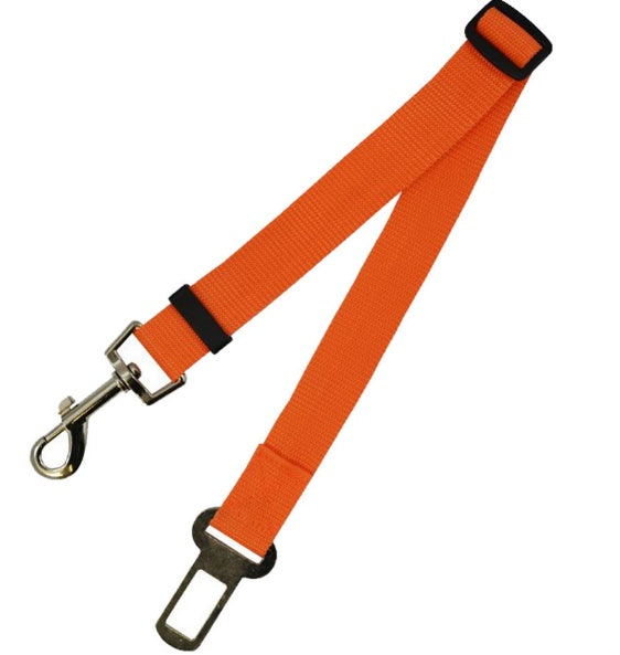 Pet Car Seat Belt Safety Lead | Adjustable Nylon Dog Travel Tether