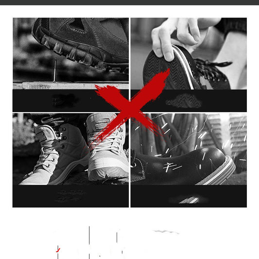 Men's Steel Toe Cap Safety Shoes – Breathable Work Trainers