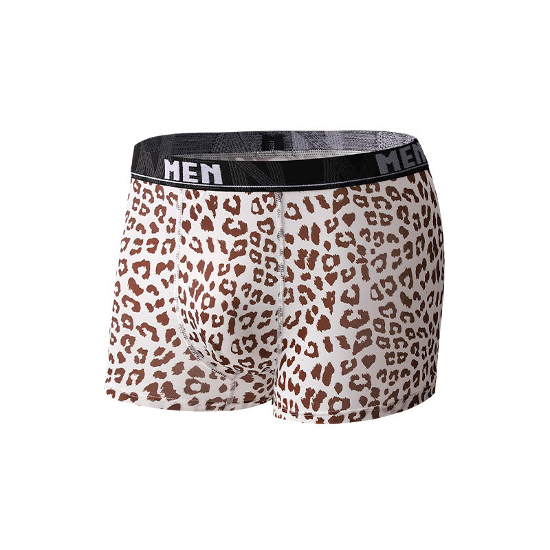 Men's Polyester Boxer Briefs – Mid-Waist Underwear Multiple Styles
