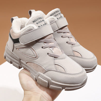 Kids Velcro Leather Shoes | Sizes 28-39