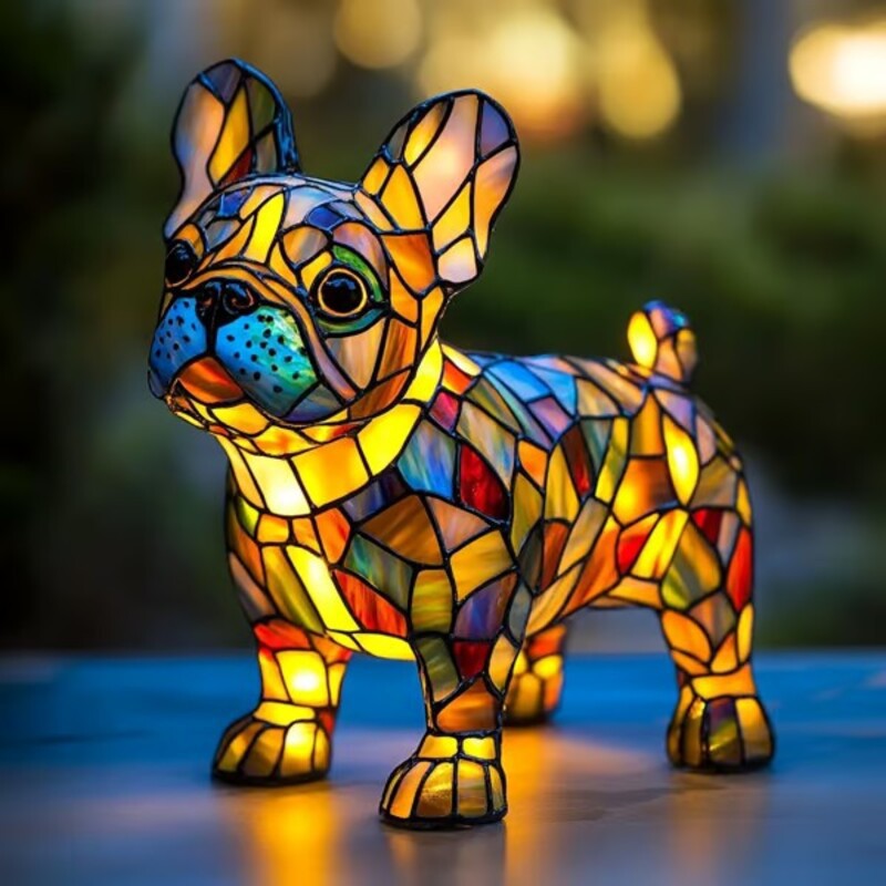 Animal Resin Night Light | Dog, Cat & Owl Designs