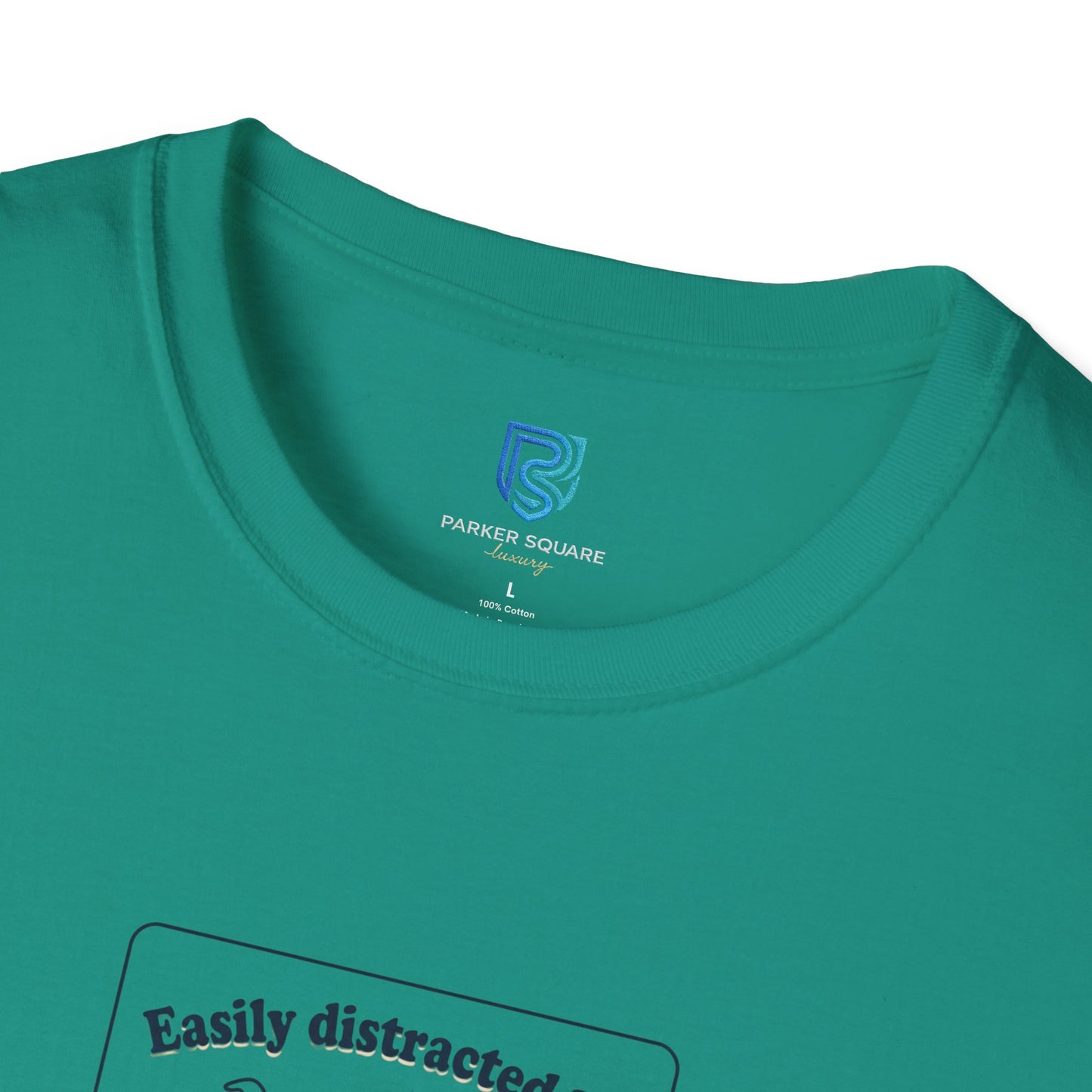 'Easily Distracted By…wait, is that a dog?' Cartoon Dog Graphic Tee