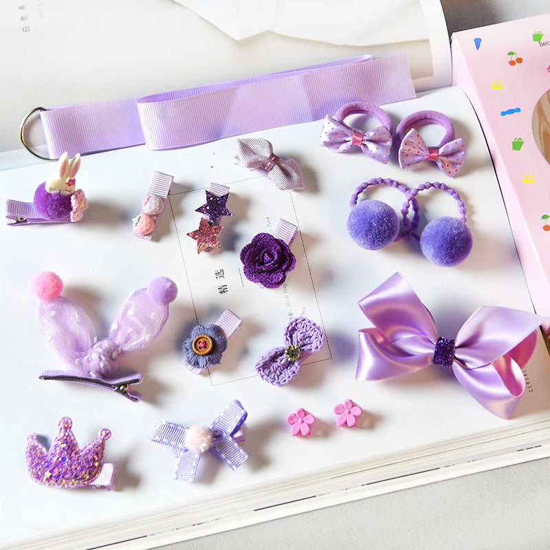 18-Piece Hair Accessories Set | 7 Colours | Women & Girls