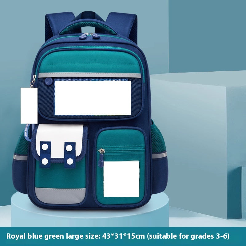 Kids' Premium Oxford School Backpack – Spine Protection & Waterproof