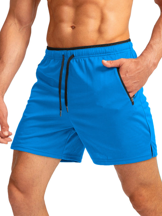 Men's Quick-Dry Running Shorts | Belt & Zipper Pocket Lightweight S-3XL