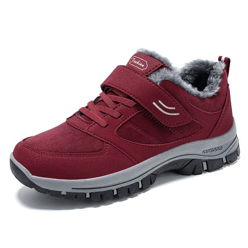 Winter Warm Cotton Boots | Men's & Women's Velcro Snow Boots