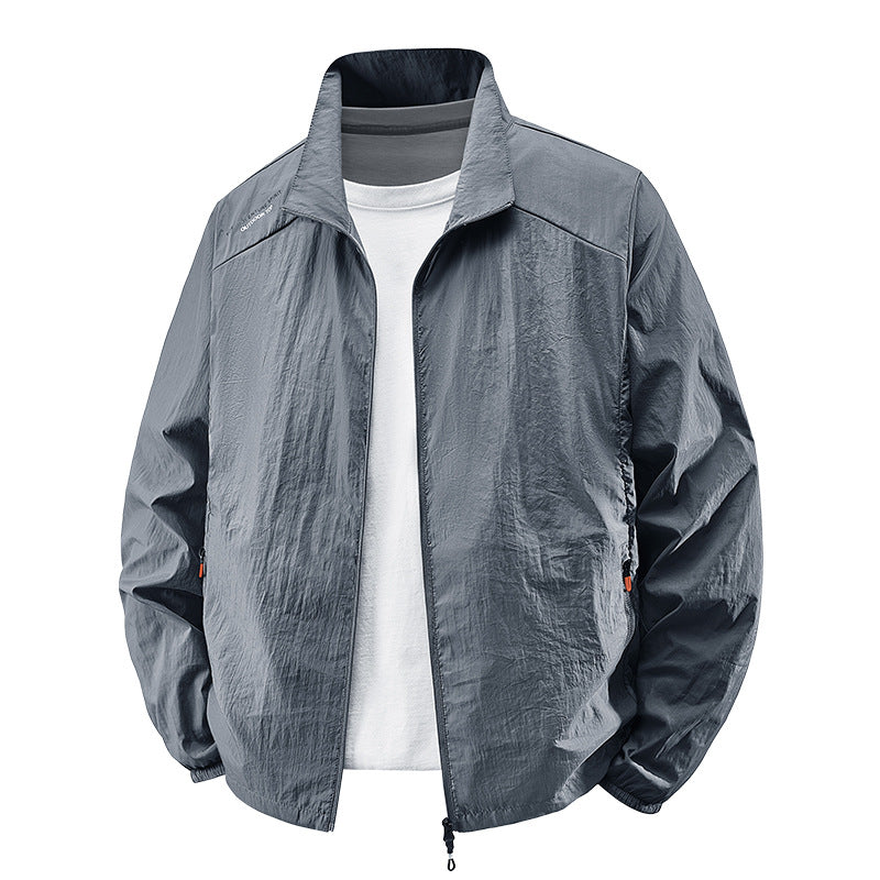 Men's Lightweight Sun-Protective Jacket | Thin Polyester Casual Coat – M to 5XL