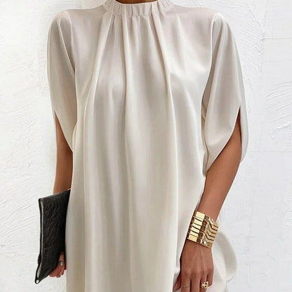 Women's Casual Polyester Dress — Plus Size