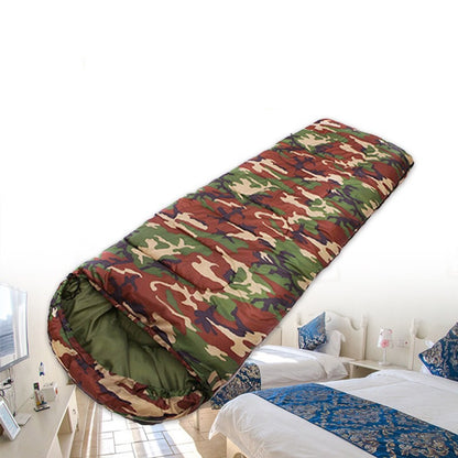 Army Green Camouflage Sleeping Bag – 170T Polyester Camping & Emergency Survival Sleeping Bag