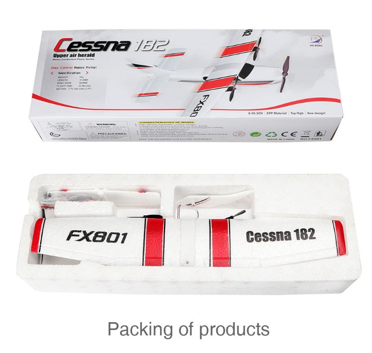DIY Cessna 182 RC Glider FX801 | Remote Control Plane