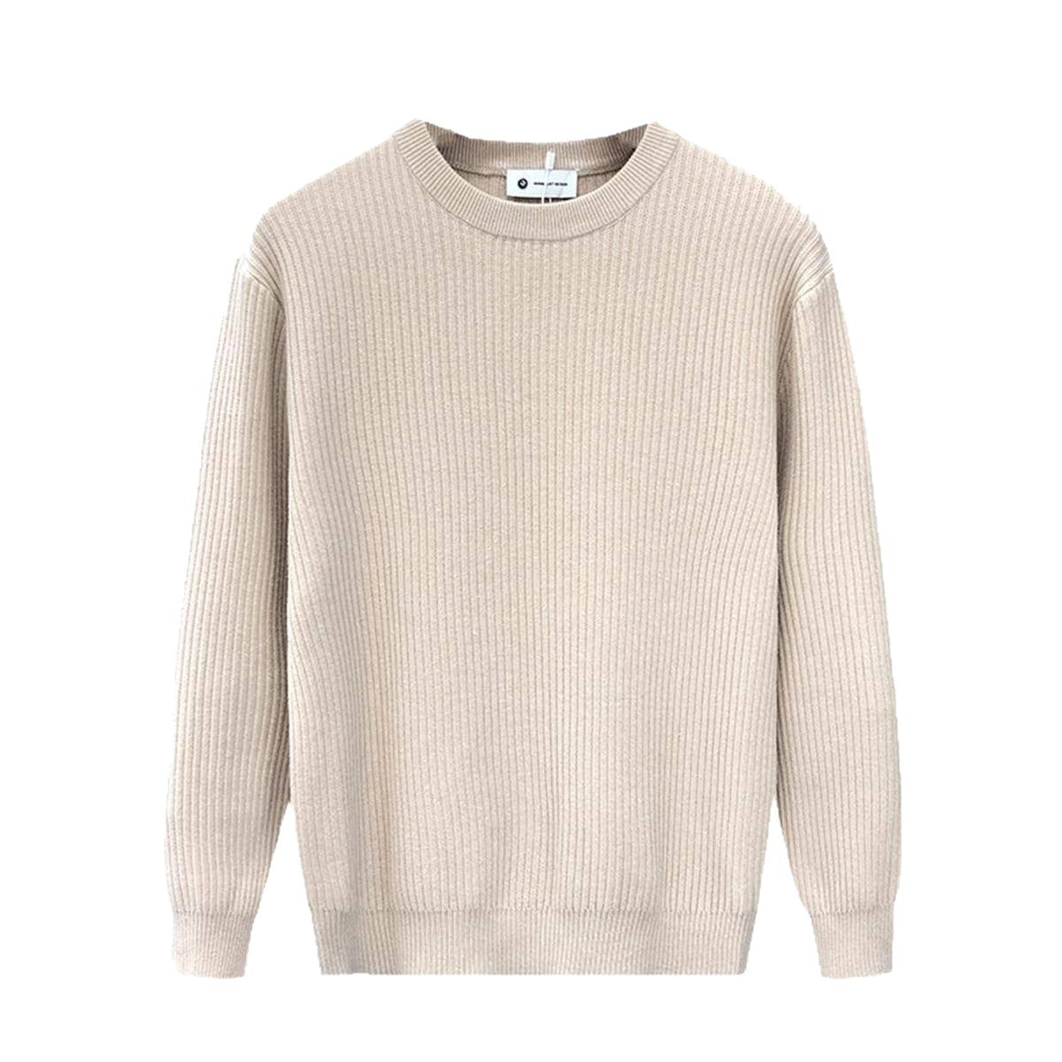 Men's Rabbit Hair Blend Knit Sweater | Extra Thick