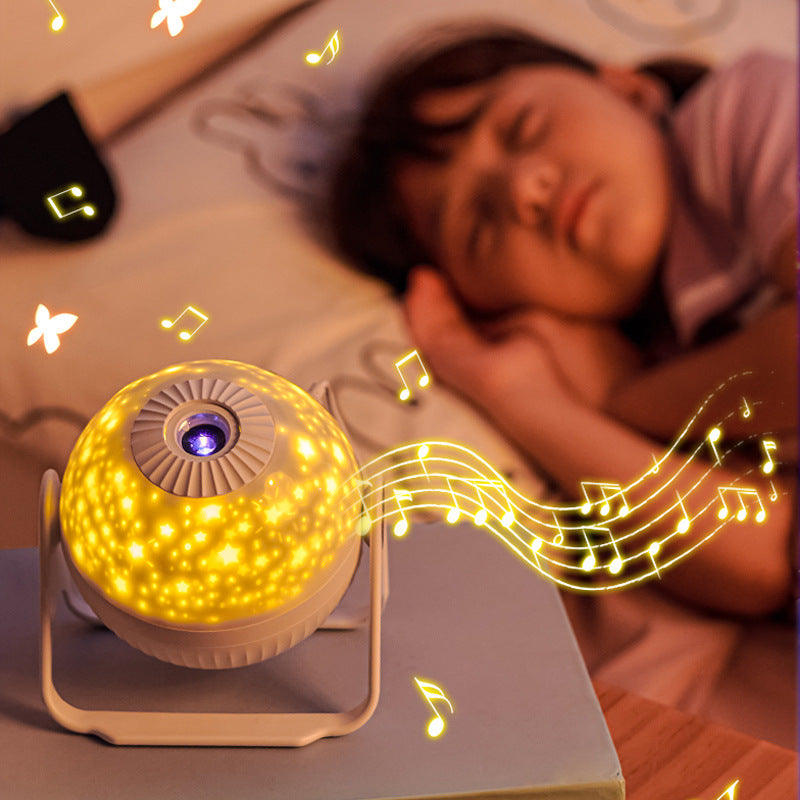 Galaxy Star Projector Night Light with Interchangeable Discs