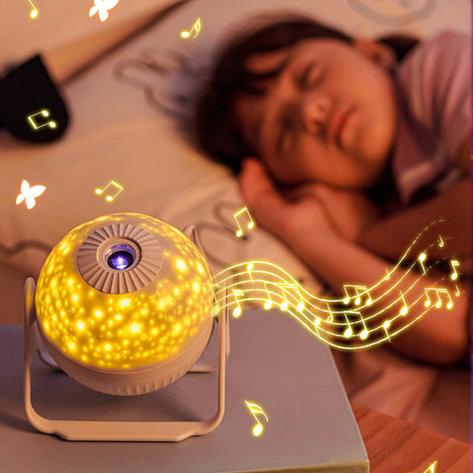 Galaxy Star Projector Night Light with Interchangeable Discs