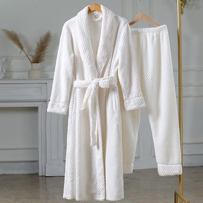 Women's Flannel Pyjama Set | Nightgown & Trousers
