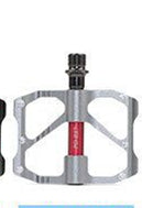 Aluminium-Magnesium Carbon Bearing Bicycle Pedals – M86C MTB & R87C Road Black, Red & Silver