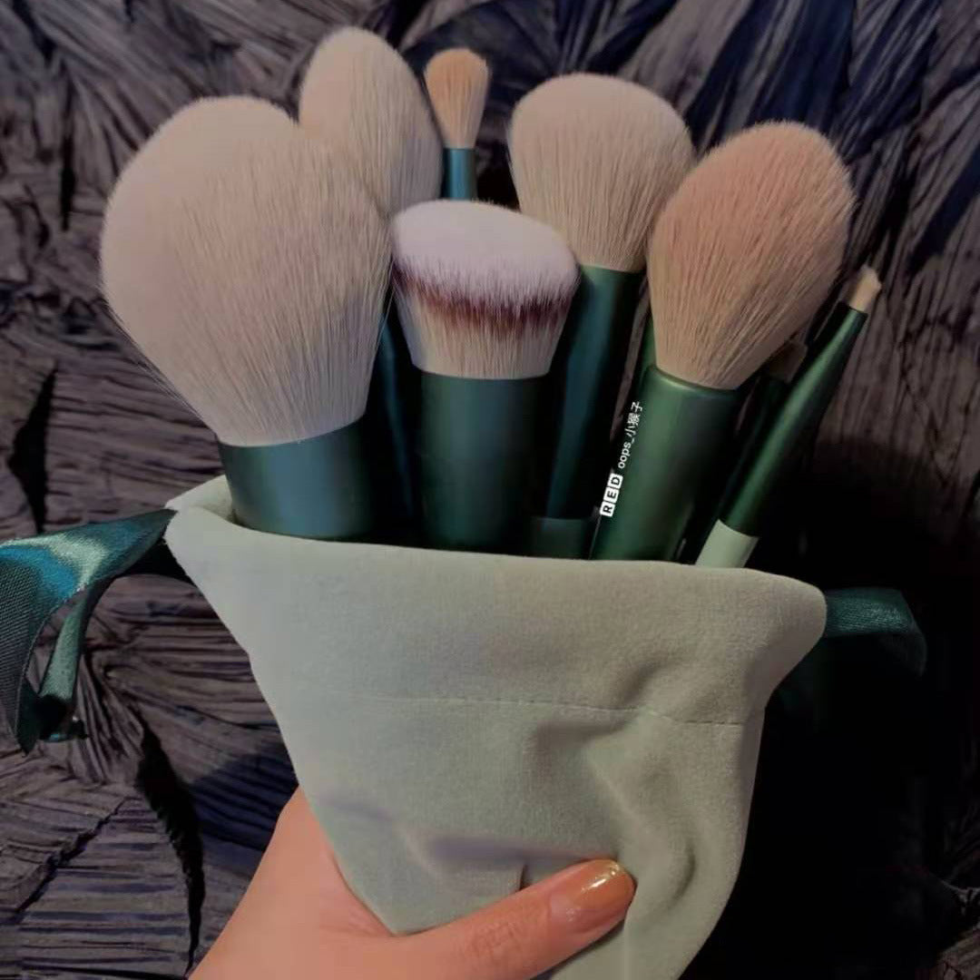 13-Piece Makeup Brush Set – Soft Fibre Bristles, Choice of Packaging