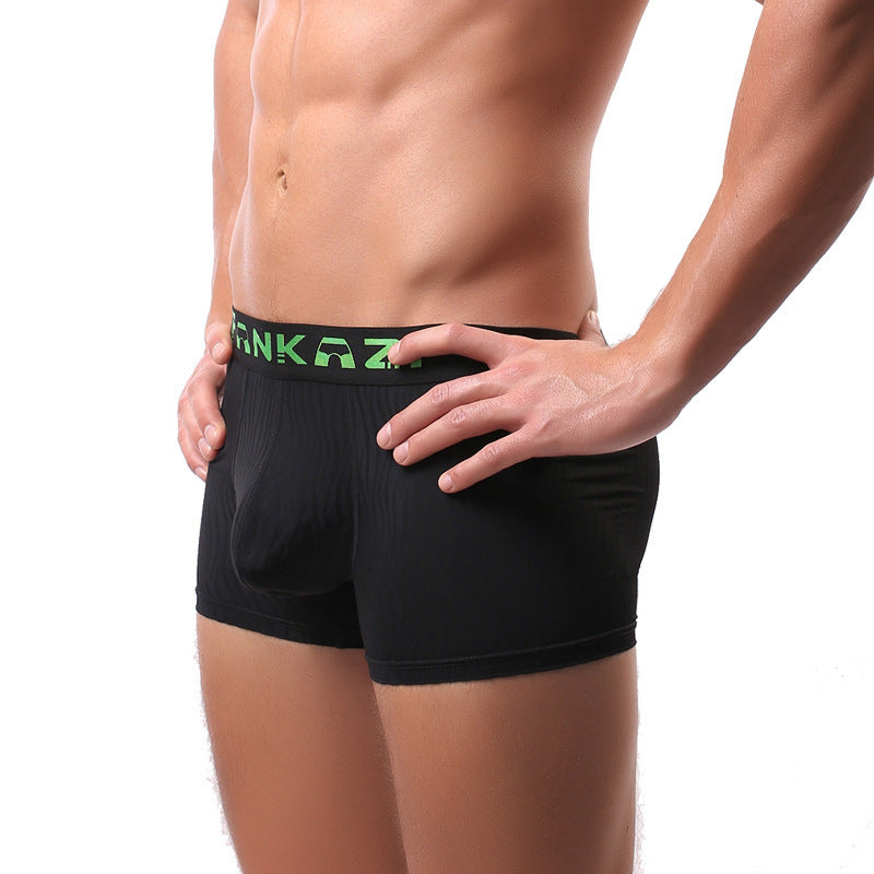 Men's Breathable Polyester Boxer Briefs Low-Rise S–XL