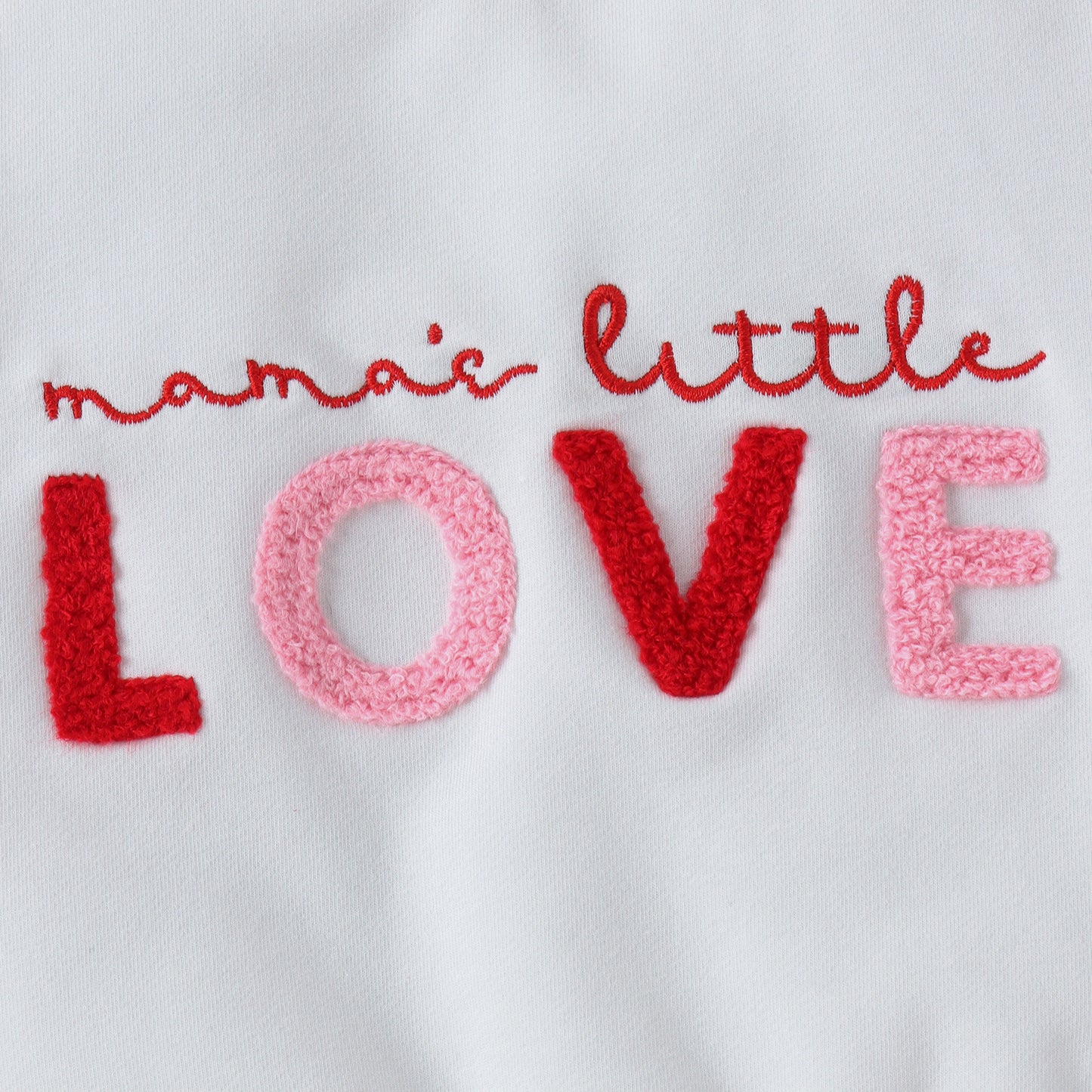 Girls Letter Print Cotton Sweatshirt – Long Sleeve Kids Pullover