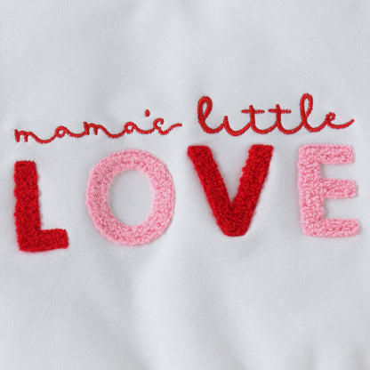 Girls Letter Print Cotton Sweatshirt – Long Sleeve Kids Pullover