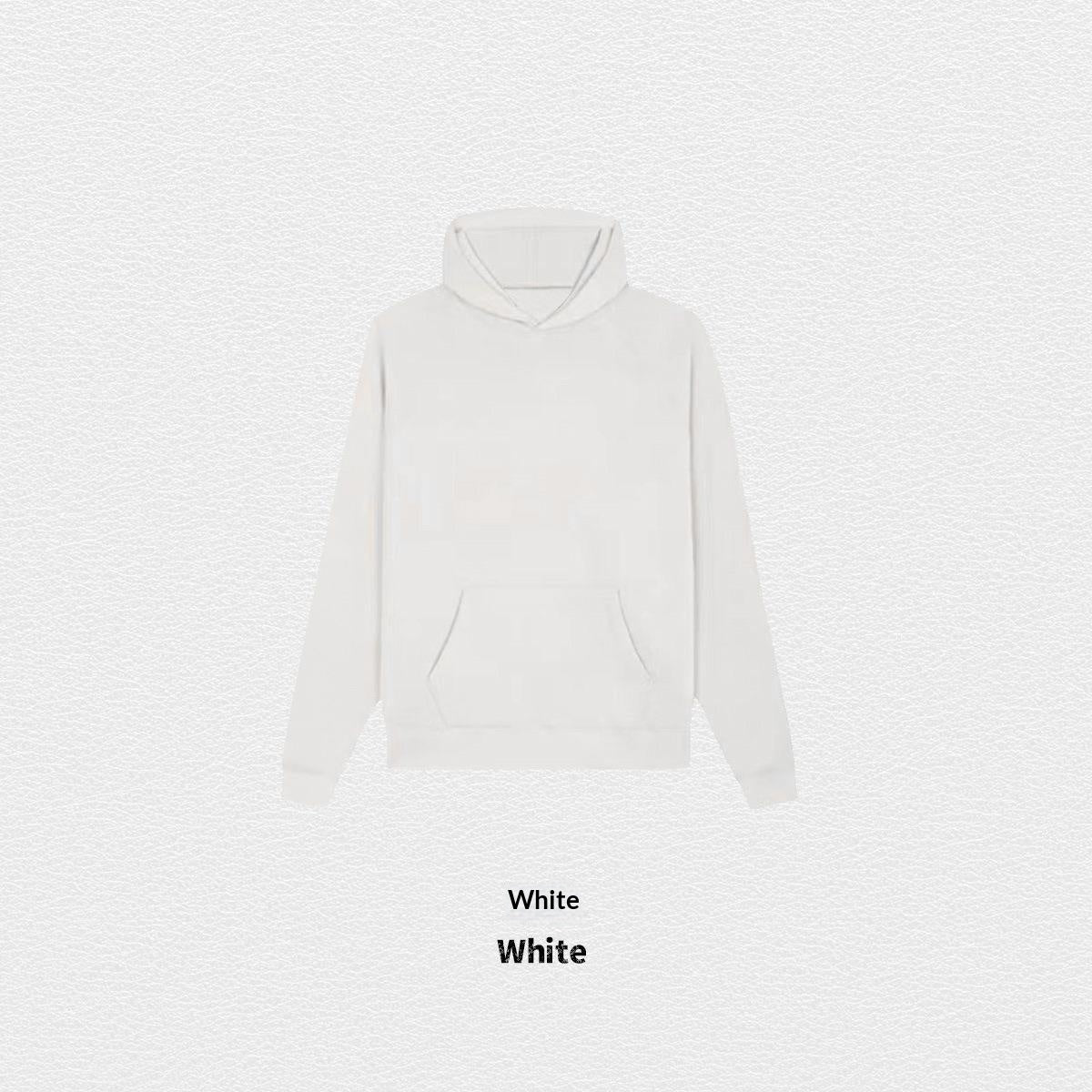 Women's Fleece-Lined Cotton Hoodie | Solid Colour Pullover Sweatshirt