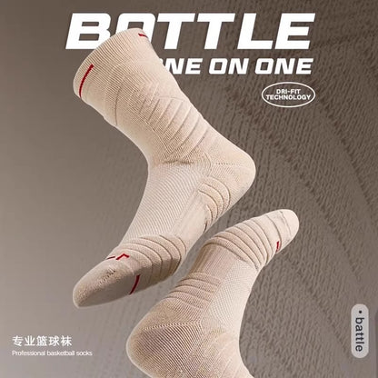 Men's Mid-Length Training Socks | Sweat-Resistant & Non-Slip