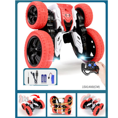Six Wheel RC Stunt Car - 360 Rotation & LED Lights