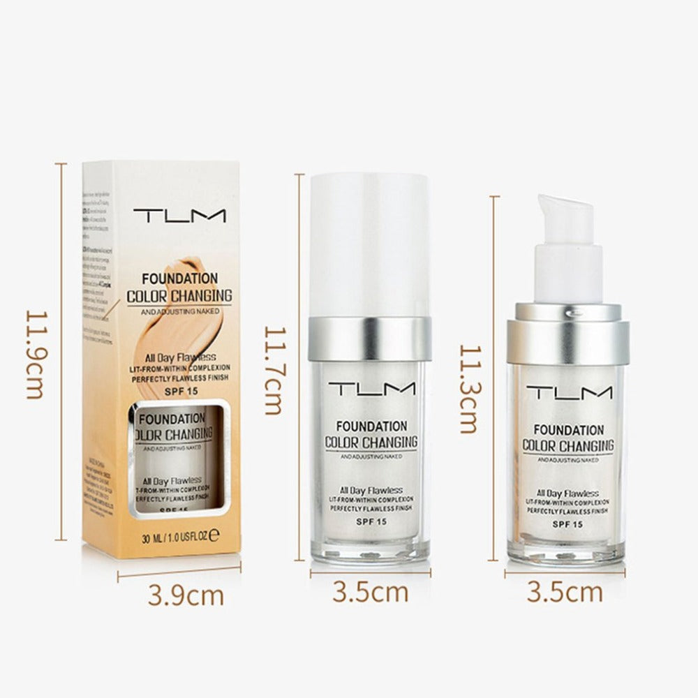 Colour-Changing Foundation