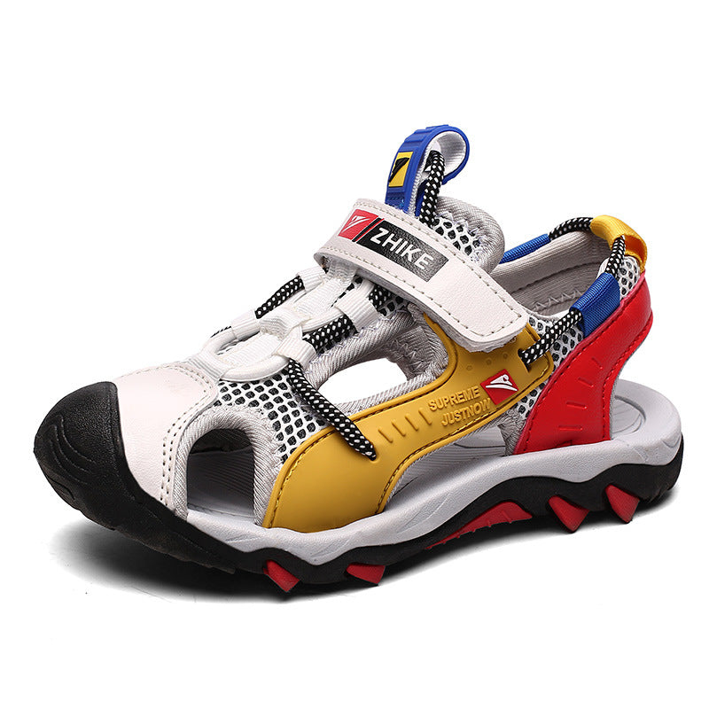 Children's Closed-Toe Velcro Beach Sandals – EU 31–37