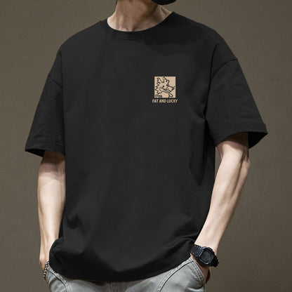Men's Drop Shoulder Pure Cotton T-Shirt | 5 Colours S-3XL