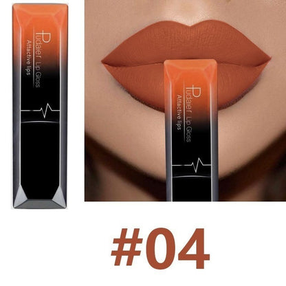 Matte Liquid Lip Gloss – Waterproof Long-Lasting 8ml, 21 Shades