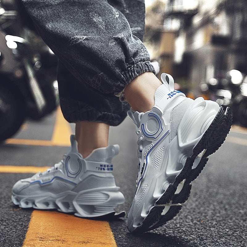 Men's High-Top Basketball Trainers – Colour-Block