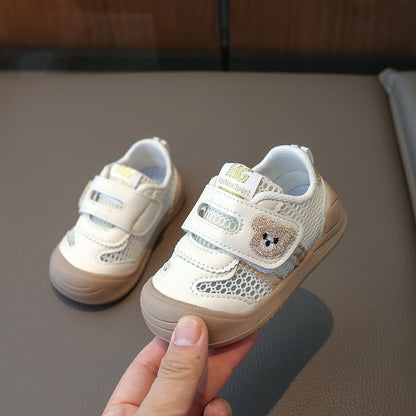 Baby & Toddler Breathable Mesh Shoes – Animal Print Velcro