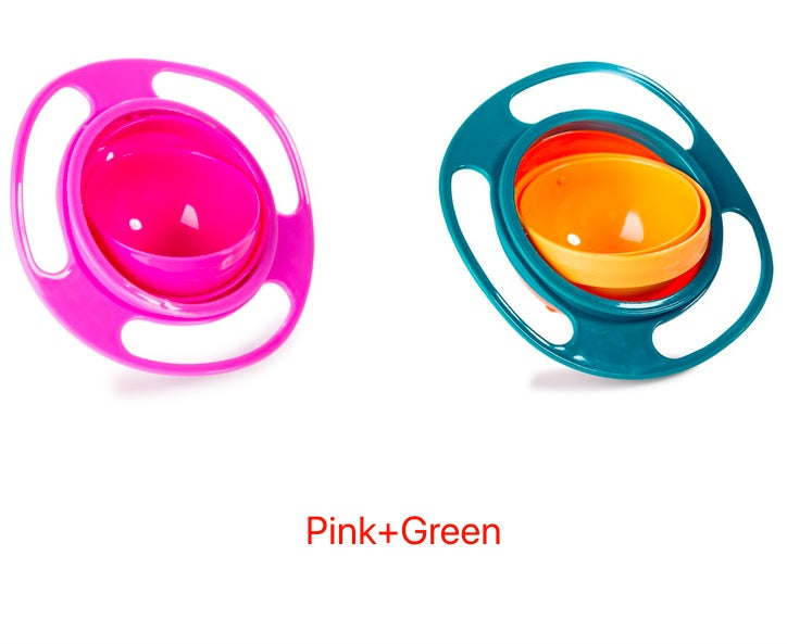 360° Rotating Spill-Proof Baby Bowl