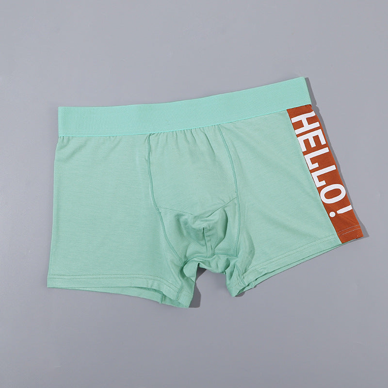 Men's Modal Boxer Briefs – Antibacterial Quick-Dry Mid-Waist 7 Colours