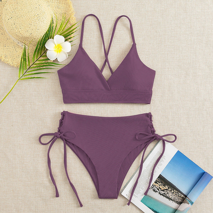 Women's Split Bikini Set – Two-Piece Swimsuit | 13 Colours