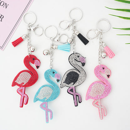 Crystal Tassel Keychain | Korean Fashion Alloy Bag Charm | 4 Colours