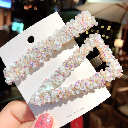 Rhinestone Side Hair Clip – Crystal Barrette | 8 Colours