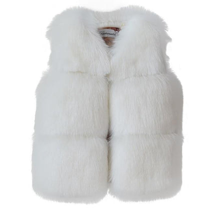 Girls Sleeveless Vest Coat | Polyester Gilet | 80-120cm
